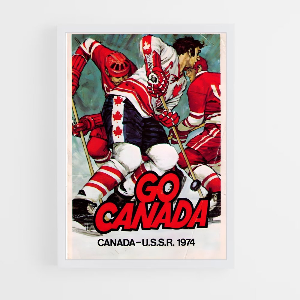 Poster L'Esprit du Canada – affiche Hockey sur glace (vue 3)